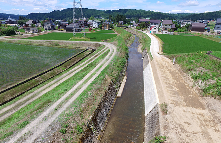 一級河川日付川１再河川災害復旧工事